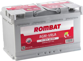Аккумулятор Rombat 6 CT-80-R AGM80