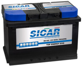Аккумулятор Sicar 6 CT-80-R Top Energy Evo B016C