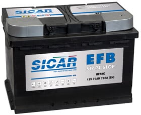 Аккумулятор Sicar 6 CT-70-R EFB Start Stop BF56C