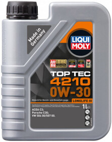 Моторное масло Liqui Moly Top Tec 4210 0W-30 синтетическое