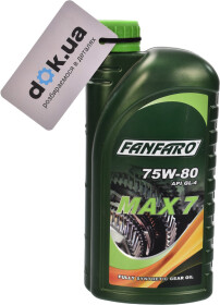 Трансмиссионное масло Fanfaro Max 7 GL-4 75W-80 синтетическое