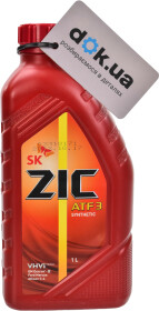 Трансмиссионное масло ZIC ATF 3 синтетическое