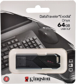 Флешка Kingston DataTraveler Exodia Onyx 64 ГБ