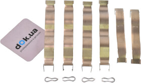 Комплектующие дисковых тормозных колодок Delphi LX0019