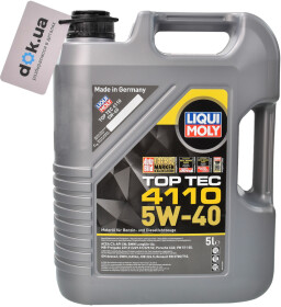 Моторна олива Liqui Moly Top Tec 4110 5W-40 синтетична