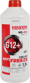 Готовий антифриз Maxion G12+ червоний -38 °C