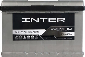 Аккумулятор Inter 6 CT-74-L Premium 4820219073734
