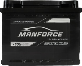 Аккумулятор MANFORСE 6 CT-60-L Dynamic Power MF606001L2