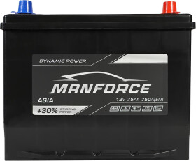 Аккумулятор MANFORСE 6 CT-75-R Asia MF757500JN50