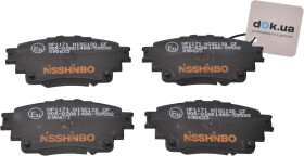 Тормозные колодки Nisshinbo np1171