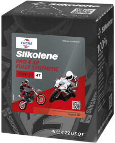 Моторное масло 4T Fuchs Silkolene Pro 4 XP Lube Cube 10W-50 синтетическое