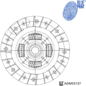 Диск сцепления Blue Print ADM53137