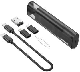 Кабель 4 в 1 Jellico USB - Apple Lightning - type-C - Micro USB B23 RL074751 0,3 м