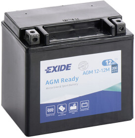 Аккумулятор Exide 6 CT-12-L AGM Ready AGM12-12M
