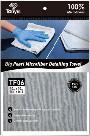 Салфетка Tonyin Big Pearl Microfibre Detailing TF06 микрофибра 40х40 см