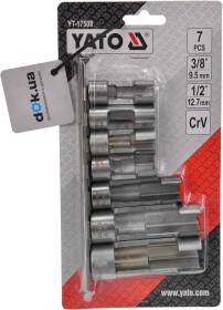 Набор торцевых головок Yato YT-17508 1/2