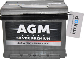 Аккумулятор AGM 6 CT-65-R Silver Premium AKBLU1053