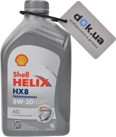 Моторна олива Shell Helix HX8 Professional AG 5W-30 синтетична