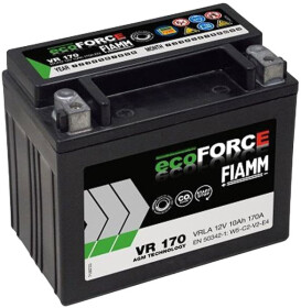 Аккумулятор Fiamm 6 CT-10-L Ecoforce AGM 7906332