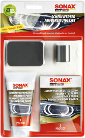 Поліроль для фар Sonax Headlight Restoration Kit