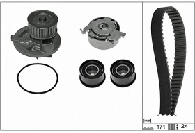 Комплект ремня ГРМ + помпа INA 530 0358 31