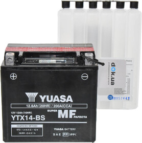 Аккумулятор Yuasa 6 CT-12,6-L AGM YTX14-BS