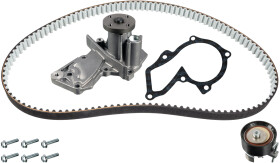 Комплект ремня ГРМ + помпа Febi 173474