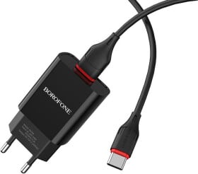 Сетевое зарядное устройство Borofone BA20A Sharp BA20ACB 10,5 Вт