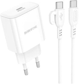 Сетевое зарядное устройство Borofone BA81A  BA81ACCW 20 Вт