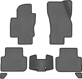 Комплект ковриков EVAtech VW31492CJ7AV4RGB серый