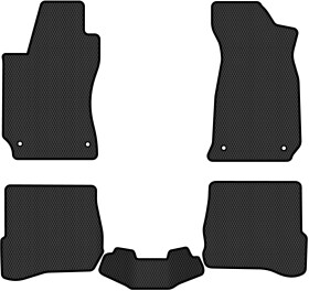 Комплект ковриков EVAtech VW3989CGB5AV4RBB черный