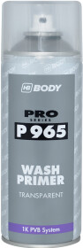 Ґрунт аерозольний HB Body кислотний P965 Wash Primer прозорий