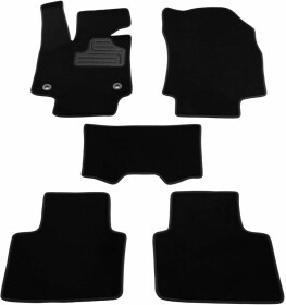 Комплект ковриков Pro-Eco X PE1009064 черный без логотипа