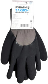 Рукавички робочі Goodview Protective Glove трикотажні чорні з сірим