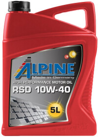 Моторное масло Alpine RSD 10W-40 полусинтетическое