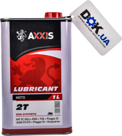 Моторное масло 2T Axxis Moto 10W-40 полусинтетическое
