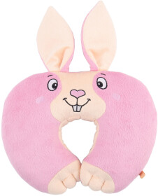 Подушка-іграшка Kerdis "Зая" рожева без логотипа 4820198830496