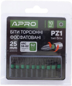 Набор бит Apro 309009 10 шт.