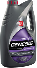 Моторное масло Lukoil Genesis Advanced 5W-40 синтетическое