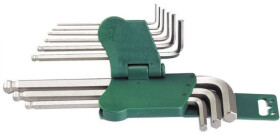 Набор ключей шестигранных Hans 16772-29M 0-15 мм с шарообразным наконечником 9 шт