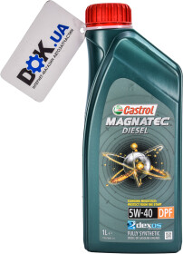 Моторное масло Castrol Magnatec Diesel DPF 5W-40 синтетическое