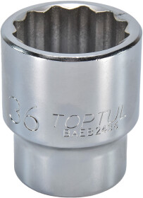 Торцевая головка Toptul BAEB2436 36 мм 3/4"