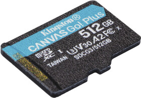 Карта памяти Kingston Canvas Go! Plus microSDXC 512 ГБ