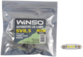 Автолампа Winso T11x39 SV8,5 127470