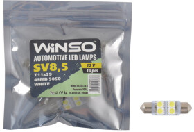 Автолампа Winso T11x39 SV8,5 127430