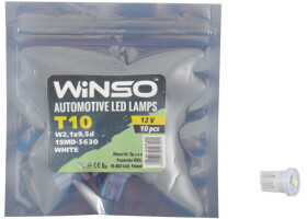 Автолампа Winso T10 W2,1x9,5d 127290