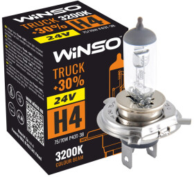 Автолампа Winso H4 P43t-38 70 W 75 W прозора 724400