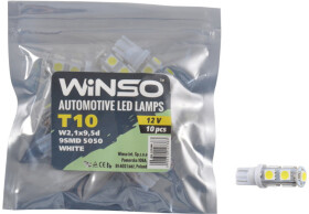 Автолампа Winso T10 W2,1x9,5d 127380