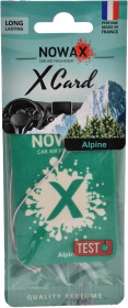 Ароматизатор Nowax X Card Alpine