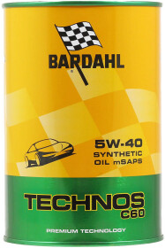 Моторное масло Bardahl Technos C60 5W-40 синтетическое